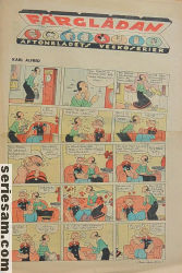 Färglådan Aftonbladets veckoserier 1939 nr 13 omslag serier