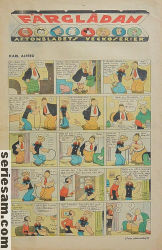 Färglådan Aftonbladets veckoserier 1939 nr 17 omslag serier