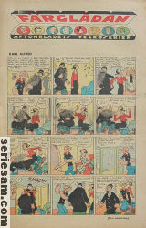 Färglådan Aftonbladets veckoserier 1939 nr 22 omslag serier