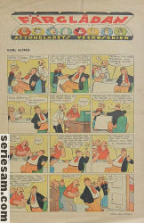 Färglådan Aftonbladets veckoserier 1939 nr 24 omslag serier