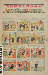 Färglådan Aftonbladets veckoserier 1939 nr 27 omslag serier