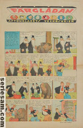 Färglådan Aftonbladets veckoserier 1939 nr 30 omslag serier