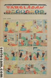 Färglådan Aftonbladets veckoserier 1939 nr 4 omslag serier