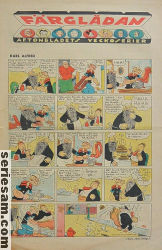 Färglådan Aftonbladets veckoserier 1939 nr 8 omslag serier