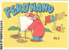 Ferdnand målarbok 1958 nr 1 omslag serier Ferdnand målarbok 1958 nr 1 omslag serier