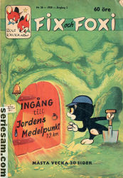 Fix och Foxi 1959 nr 38 omslag serier Fix och Foxi 1959 nr 38 omslag serier