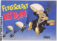 Flygsoldat 113 Bom 1960 omslag serier