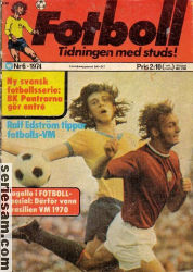 Fotboll 1974 nr 6 omslag serier