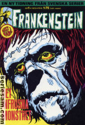 Frankenstein 1973 nr 1 omslag serier Frankenstein 1973 nr 1 omslag serier