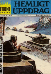 Frontserien 1972 nr 1 omslag serier