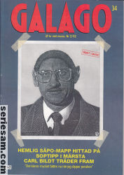 Galago 1992 nr 34 omslag serier