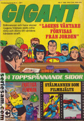 Gigant 1968 nr 4 omslag serier Gigant 1968 nr 4 omslag serier
