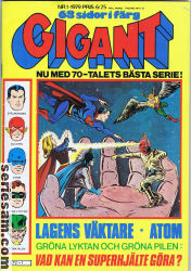 Gigant 1979 nr 1 omslag serier Gigant 1979 nr 1 omslag serier