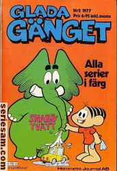 Glada gänget 1977 nr 2 omslag serier