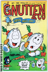 Gnutten & C:O 1985 nr 1 omslag serier