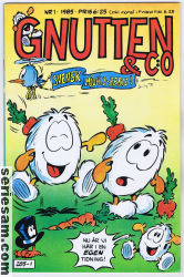 Gnutten & C:O 1985 nr 1 omslag serier Gnutten & C:O 1985 nr 1 omslag serier