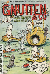 Gnutten & C:O 1985 nr 3 omslag serier Gnutten & C:O 1985 nr 3 omslag serier