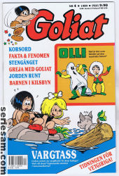 Goliat 1989 nr 4 omslag serier