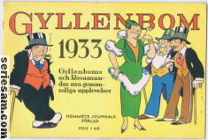 Gyllenbom 1933 omslag serier Gyllenbom 1933 omslag serier