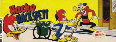 Hacke Hackspett 1954 nr 9 omslag serier Hacke Hackspett 1954 nr 9 omslag serier
