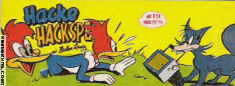 Hacke Hackspett 1955 nr 19 omslag serier Hacke Hackspett 1955 nr 19 omslag serier