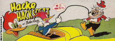 Hacke Hackspett 1955 nr 3 omslag serier Hacke Hackspett 1955 nr 3 omslag serier