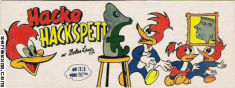 Hacke Hackspett 1955 nr 33 omslag serier Hacke Hackspett 1955 nr 33 omslag serier