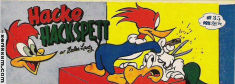 Hacke Hackspett 1955 nr 35 omslag serier Hacke Hackspett 1955 nr 35 omslag serier