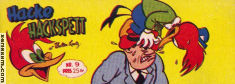 Hacke Hackspett 1956 nr 9 omslag serier Hacke Hackspett 1956 nr 9 omslag serier