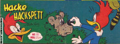 Hacke Hackspett 1958 nr 18 omslag serier Hacke Hackspett 1958 nr 18 omslag serier