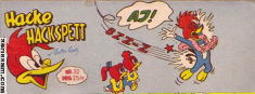 Hacke Hackspett 1958 nr 32 omslag serier Hacke Hackspett 1958 nr 32 omslag serier