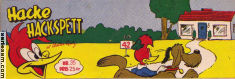 Hacke Hackspett 1958 nr 35 omslag serier Hacke Hackspett 1958 nr 35 omslag serier