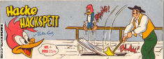 Hacke Hackspett 1958 nr 4 omslag serier Hacke Hackspett 1958 nr 4 omslag serier