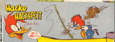 Hacke Hackspett 1958 nr 43 omslag serier Hacke Hackspett 1958 nr 43 omslag serier