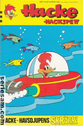 Hacke Hackspett 1971 nr 1 omslag serier Hacke Hackspett 1971 nr 1 omslag serier