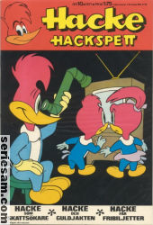 Hacke Hackspett 1971 nr 10 omslag serier Hacke Hackspett 1971 nr 10 omslag serier