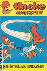 Hacke Hackspett 1971 nr 6 omslag serier Hacke Hackspett 1971 nr 6 omslag serier
