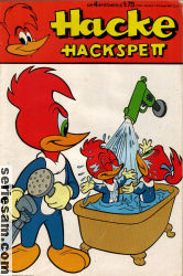 Hacke Hackspett 1972 nr 4 omslag serier Hacke Hackspett 1972 nr 4 omslag serier
