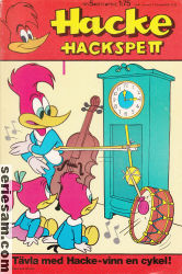 Hacke Hackspett 1972 nr 5 omslag serier Hacke Hackspett 1972 nr 5 omslag serier