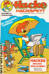 Hacke Hackspett 1973 nr 11 omslag serier