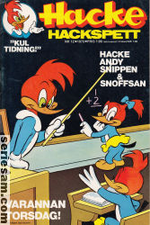 Hacke Hackspett 1973 nr 12 omslag serier