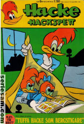 Hacke Hackspett 1973 nr 6 omslag serier Hacke Hackspett 1973 nr 6 omslag serier