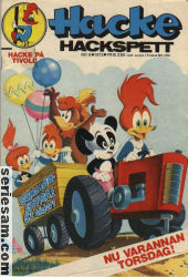 Hacke Hackspett 1973 nr 8 omslag serier Hacke Hackspett 1973 nr 8 omslag serier
