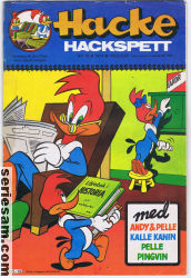 Hacke Hackspett 1974 nr 19 omslag serier Hacke Hackspett 1974 nr 19 omslag serier