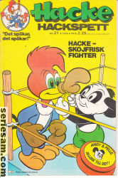 Hacke Hackspett 1974 nr 21 omslag serier Hacke Hackspett 1974 nr 21 omslag serier