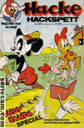 Hacke Hackspett 1974 nr 22 omslag serier Hacke Hackspett 1974 nr 22 omslag serier