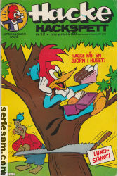 Hacke Hackspett 1975 nr 12 omslag serier Hacke Hackspett 1975 nr 12 omslag serier