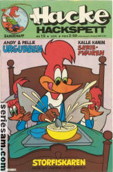 Hacke Hackspett 1975 nr 19 omslag serier Hacke Hackspett 1975 nr 19 omslag serier