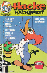 Hacke Hackspett 1975 nr 8 omslag serier Hacke Hackspett 1975 nr 8 omslag serier