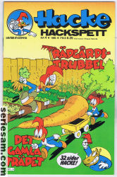 Hacke Hackspett 1985 nr 4 omslag serier